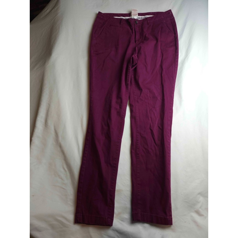 Merona Chino Pants Womens 10 Purple Preppy Minimalist Soft Academia Smart Casual